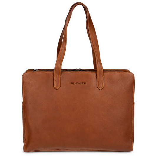 Plevier Rommety damestas 16 inch cognac