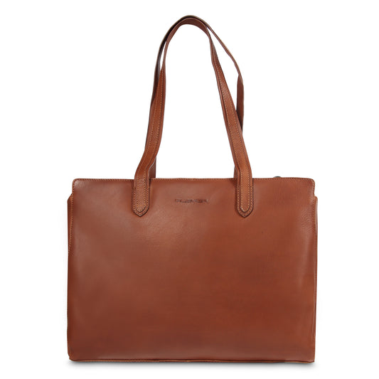 Plevier Burns damestas 16 inch cognac