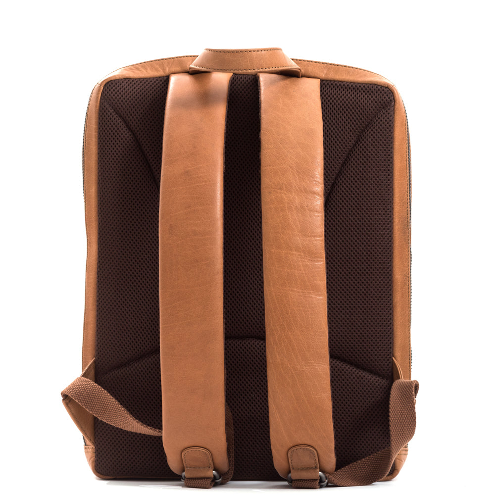 Plevier Slate backpack 15.6 inch cognac