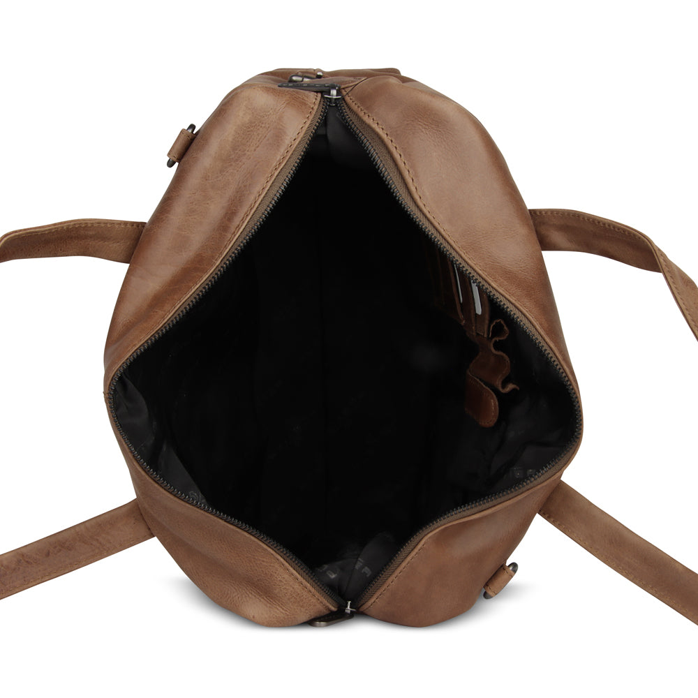 Plevier Skye shoulder bag 14 inch taupe