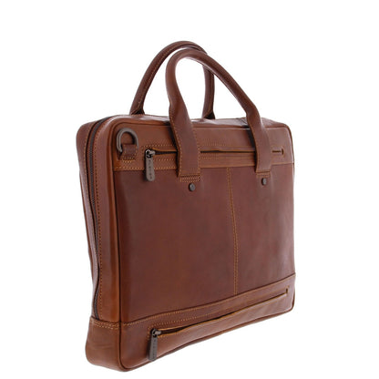Plevier Loran laptop bag 15.6 inch brown