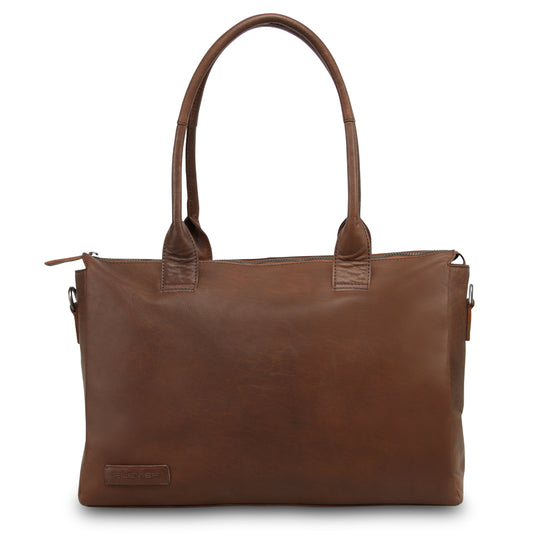 Plevier Beryl shoulder bag 15.6 inch brown