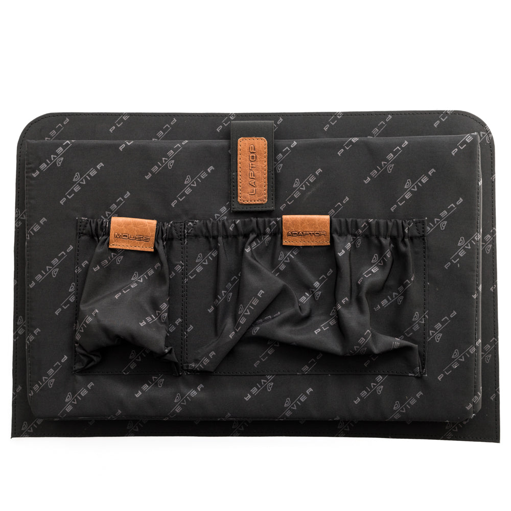 Plevier Onyx laptop bag 17.3 inch cognac