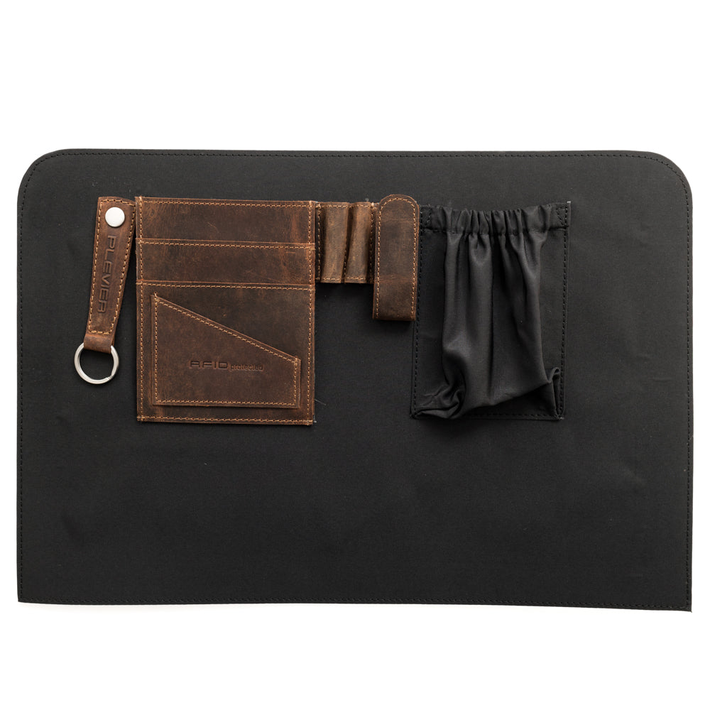 Plevier Zeppelin briefcase 17.3 inch brown