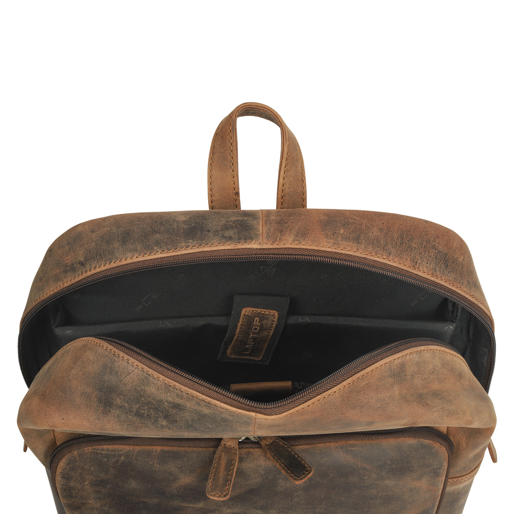 Plevier Hertz backpack 15.6 inch brown