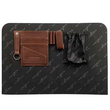Plevier Onyx laptop bag 17.3 inch brown