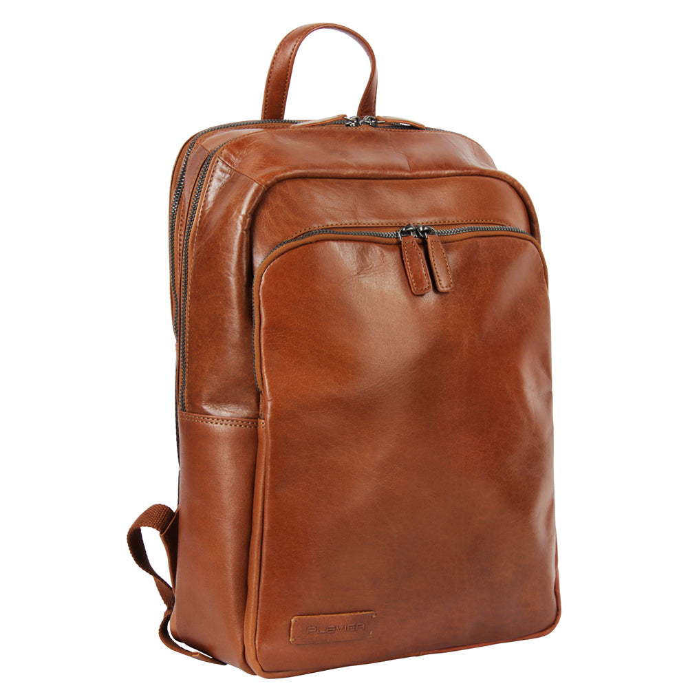 Plevier Opaal backpack 15.6 inch cognac