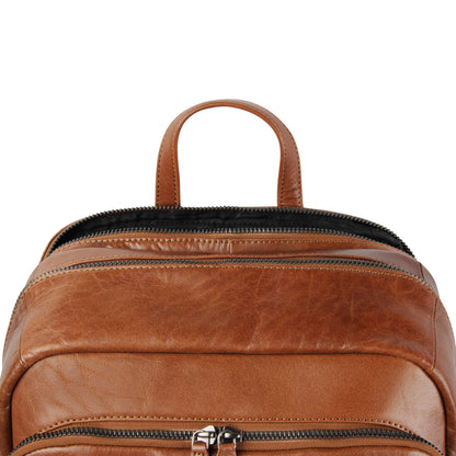 Plevier Opaal backpack 15.6 inch cognac