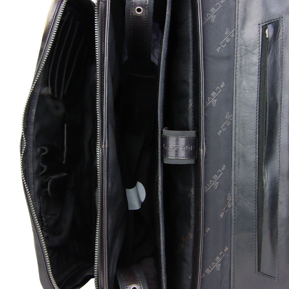 Plevier Quartz briefcase 15.6 inch black